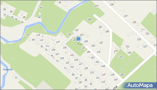 Radawa, Mołodycka, 159, mapa Radawa