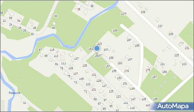 Radawa, Mołodycka, 161, mapa Radawa