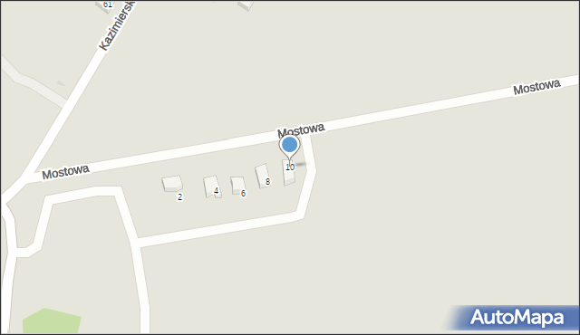 Reda, Mostowa, 10, mapa Reda