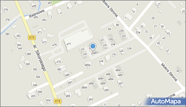 Rzeszów, Mokra Strona, 10m, mapa Rzeszów