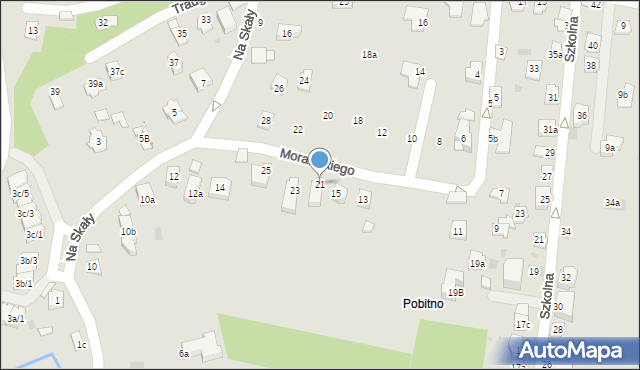 Rzeszów, Morawskiego Szczęsnego, 21, mapa Rzeszów