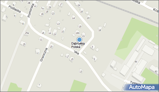 Sanok, Mokra, 1, mapa Sanok