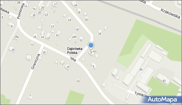 Sanok, Mokra, 4, mapa Sanok