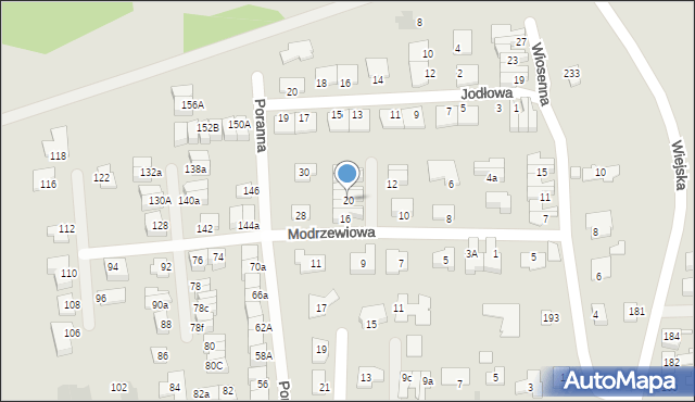 Siemianowice Śląskie, Modrzewiowa, 20, mapa Siemianowice Śląskie