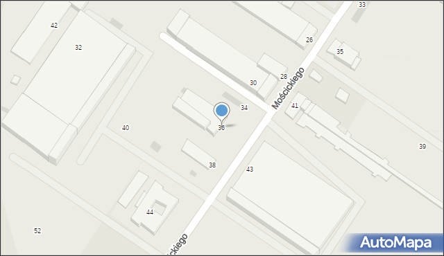 Skarżysko-Kamienna, Mościckiego Ignacego, Prezydenta RP, 36, mapa Skarżysko-Kamienna