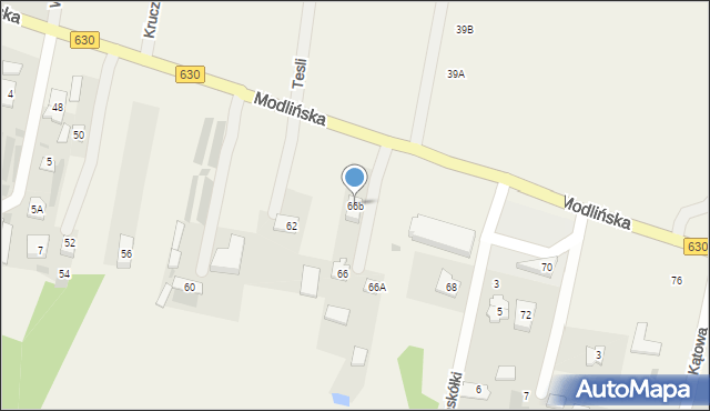 Skierdy, Modlińska, 66b, mapa Skierdy