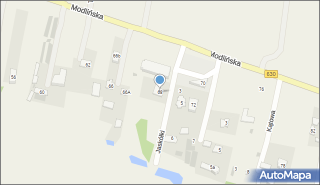 Skierdy, Modlińska, 68, mapa Skierdy