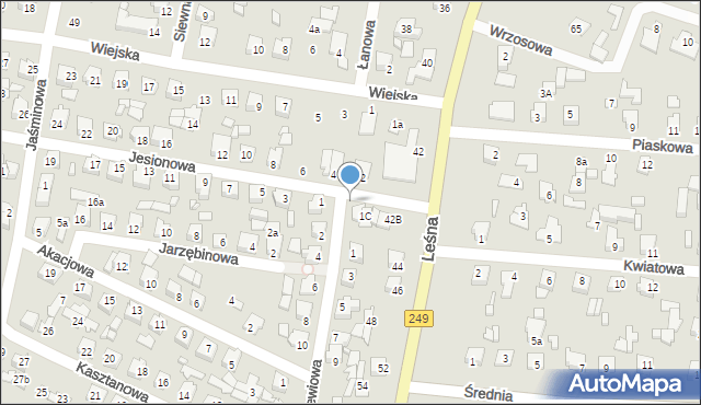 Solec Kujawski, Modrzewiowa, 1a, mapa Solec Kujawski