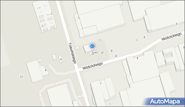 Stalowa Wola, Mościckiego Ignacego, 12, mapa Stalowa Wola