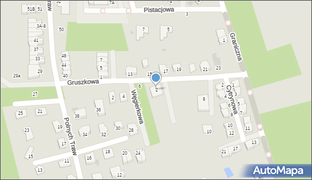 Stare Bielice, Morelowa, 2, mapa Stare Bielice