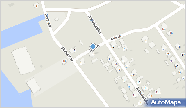 Stepnica, Mokra, 3, mapa Stepnica