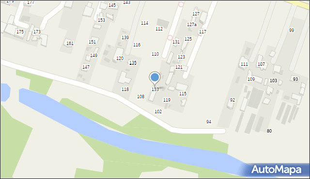Suchocin, Modlińska, 133, mapa Suchocin