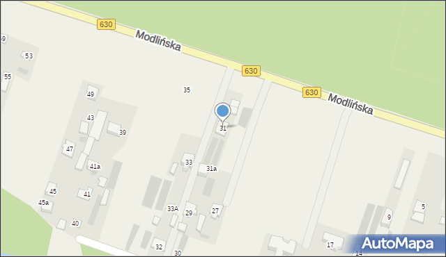 Suchocin, Modlińska, 31, mapa Suchocin