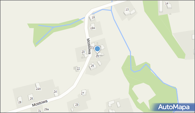 Sułkowice, Mostowa, 23, mapa Sułkowice