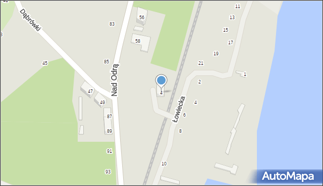 Szczecin, Morska, 4, mapa Szczecina