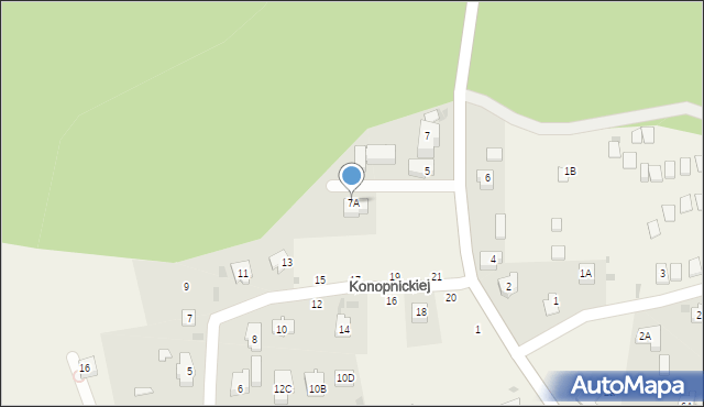 Sztutowo, Morska, 7A, mapa Sztutowo