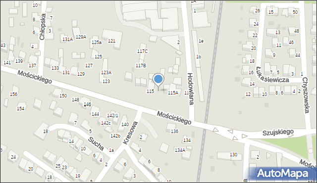 Tarnów, Mościckiego Ignacego, 117, mapa Tarnów