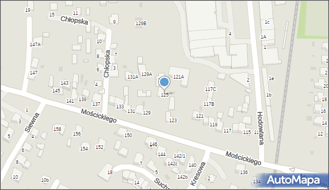 Tarnów, Mościckiego Ignacego, 125, mapa Tarnów