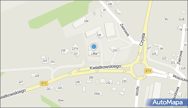 Tarnów, Mościckiego Ignacego, 235a, mapa Tarnów