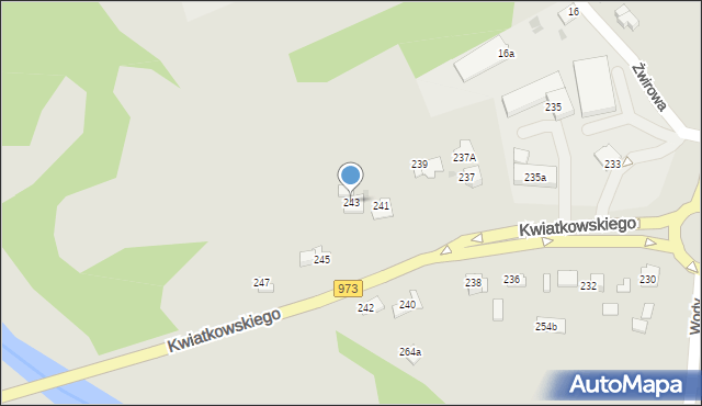 Tarnów, Mościckiego Ignacego, 243, mapa Tarnów