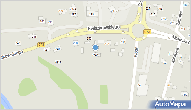 Tarnów, Mościckiego Ignacego, 254b, mapa Tarnów