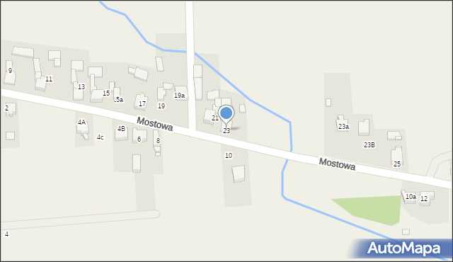 Toporowice, Mostowa, 23, mapa Toporowice