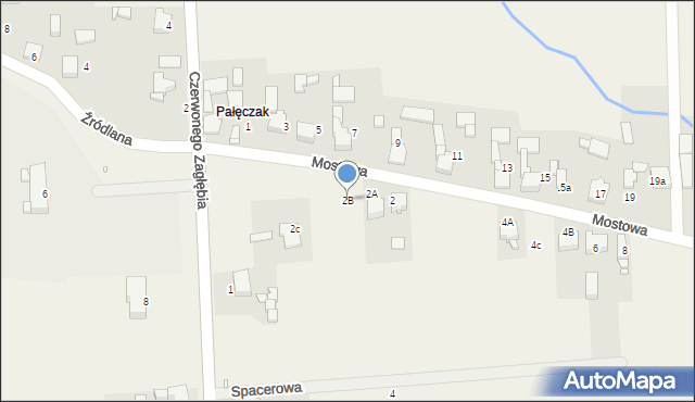 Toporowice, Mostowa, 2B, mapa Toporowice