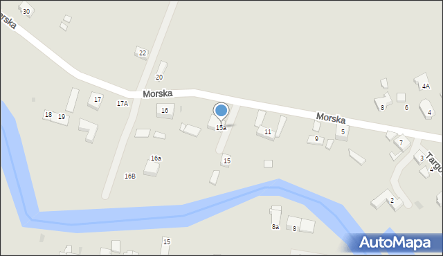 Trzebiatów, Morska, 15a, mapa Trzebiatów