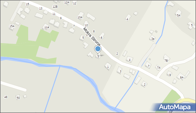 Tyczyn, Mokra Strona, 3, mapa Tyczyn