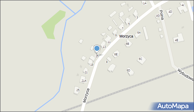 Wałcz, Morzyce, 15, mapa Wałcz