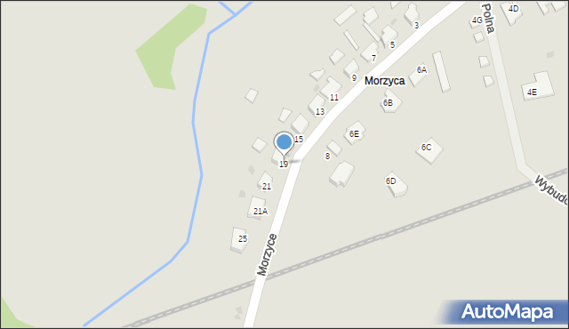 Wałcz, Morzyce, 19, mapa Wałcz