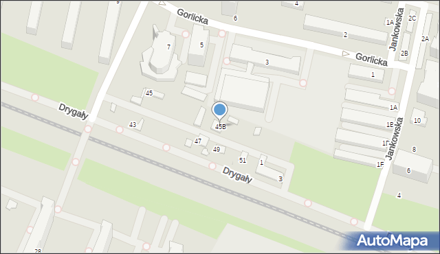 Warszawa, Mołdawska, 45B, mapa Warszawy