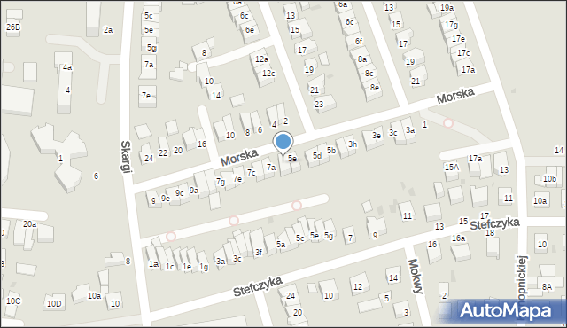 Wejherowo, Morska, 5h, mapa Wejherowo