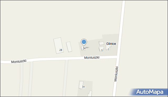 Wieszowa, Moniuszki Stanisława, 2A, mapa Wieszowa