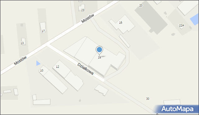 Wola Ducka, Mostów, 14, mapa Wola Ducka