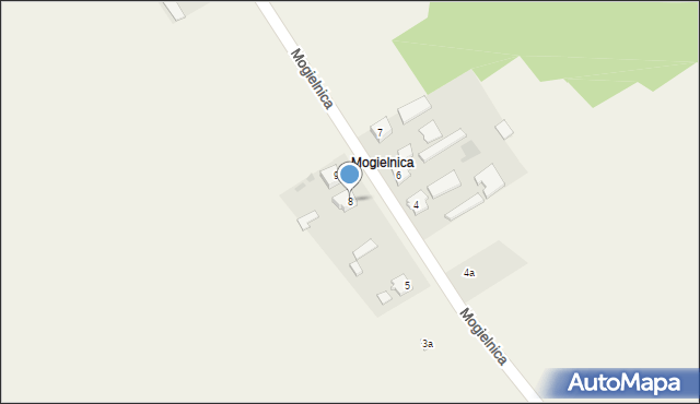 Wólka, Mogielnica, 8, mapa Wólka