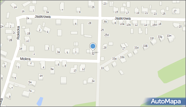 Zawiercie, Mostowa, 32, mapa Zawiercie