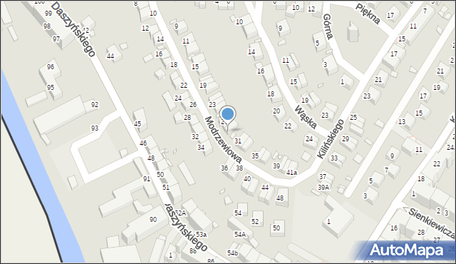Zgorzelec, Modrzewiowa, 29, mapa Zgorzelec