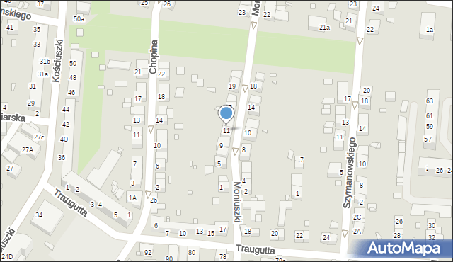 Zgorzelec, Moniuszki Stanisława, 11, mapa Zgorzelec