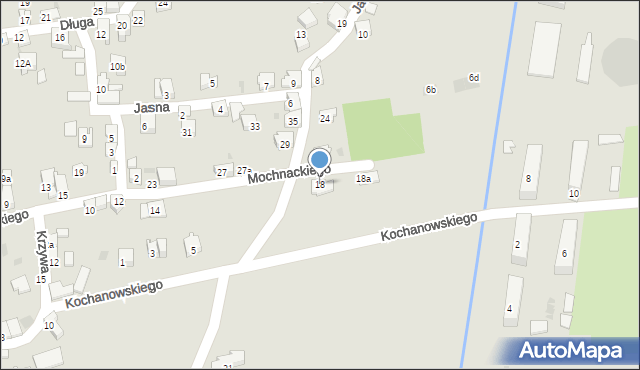 Żywiec, Mochnackiego, 18, mapa Żywiec