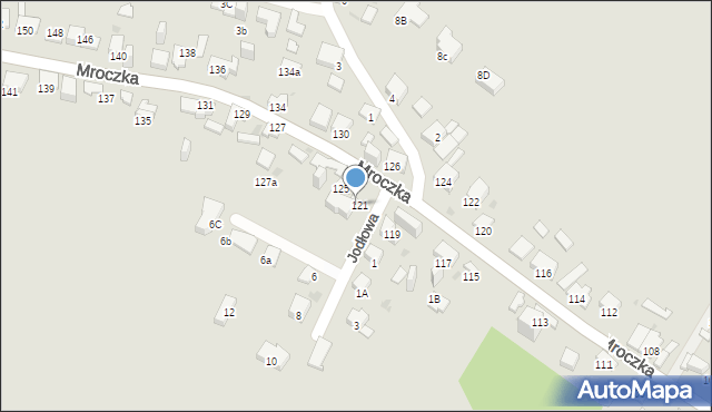 Jaworzno, Mroczka Andrzeja, ks., 123, mapa Jaworzno