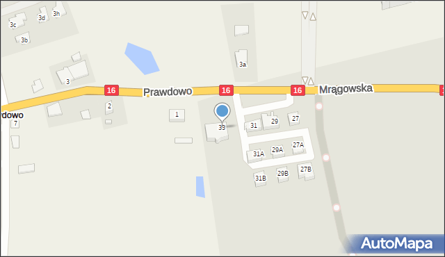 Mikołajki, Mrągowska, 33, mapa Mikołajki