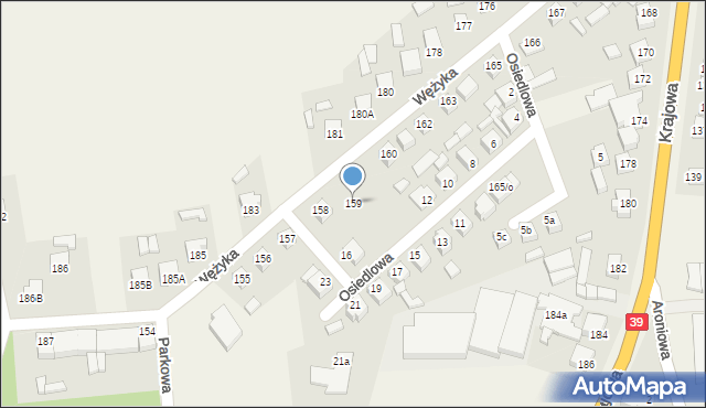 Mroczeń, Mroczeń, 159, mapa Mroczeń