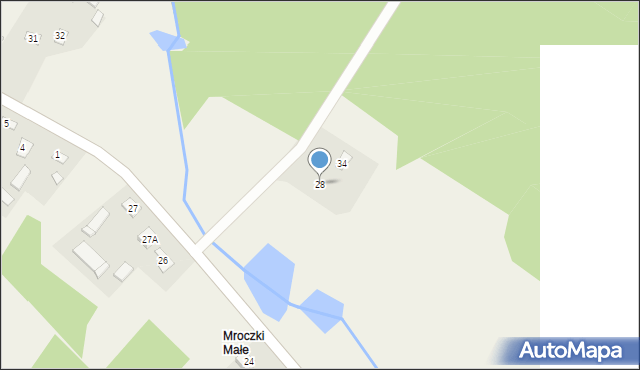 Mroczki, Mroczki, 28, mapa Mroczki