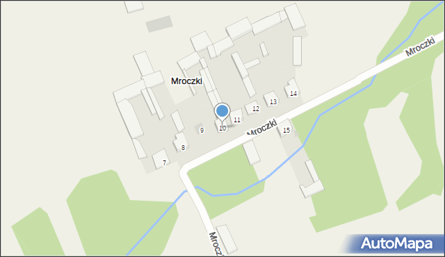 Mroczki, Mroczki, 10, mapa Mroczki