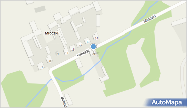 Mroczki, Mroczki, 15, mapa Mroczki