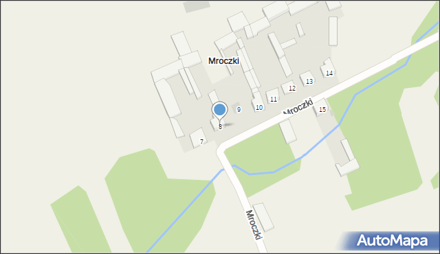 Mroczki, Mroczki, 8, mapa Mroczki