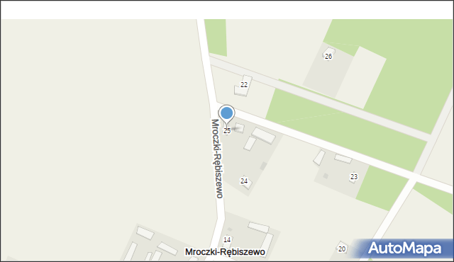 Mroczki-Rębiszewo, Mroczki-Rębiszewo, 25, mapa Mroczki-Rębiszewo