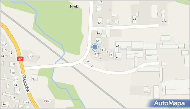 Mroczków, Mroczków, 6, mapa Mroczków