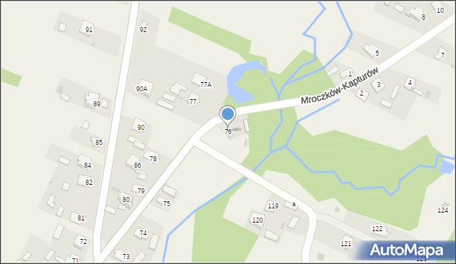 Mroczków, Mroczków, 76, mapa Mroczków